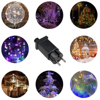 Transformateur de lumière de Noël étanche à la pluie 8 modes IP44 adaptateur secteur multifonction 3V 3.5V 4.5V 5V 24V 3W 7.2W 8W LED PC