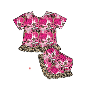 Completi Personalizzati per Ragazze, Set Corti, Vestiti, Pigiami a Due Pezzi con Zip - Product Image 3