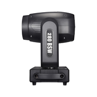 Projecteur LED mobile 280W 3 en 1 avec effet prisme arc-en-ciel DMX512 pour scène DJ, bar, discothèque