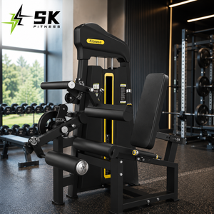 Machine à extensions et flexions de jambes assises SK Heavy Duty, équipement d'entraînement de force de qualité commerciale pour centre de fitness, certifié CE - Product Image 1