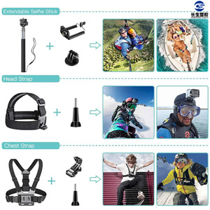 Kit d'accessoires GoPro 48 en 1 pour Hero10 9 8 7 6 avec supports rotatifs à 360 degrés et sangles - Product Image 3