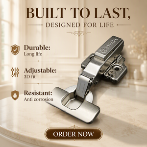 Bisagra de gabinete 3D ajustable con cierre suave y amortiguador hidráulico, herraje para muebles de cocina, armario y puerta. - Product Image 1