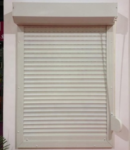Ventana con persiana enrollable Persianas enrollables <span class=keywords><strong>de</strong></span> metal <span class=keywords><strong>de</strong></span> <span class=keywords><strong>seguridad</strong></span>, <span class=keywords><strong>seguridad</strong></span> para el hogar con parrilla, puerta enrollable - Product Image 3