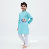 Setelan Kurta Pajama Anak Laki-Laki Terlaris dengan Jaket Nehru untuk Pesta Pernikahan dan Acara Lainnya Tersedia dengan Harga Kompetitif