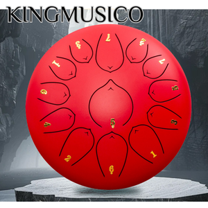 Tambor de Lengüeta de Acero de 10 Pulgadas, 11/13 Notas para Principiantes y Niños |   Instrumento de Percusión Manual Estilo Handpan |   Música OEM al por Mayor - Product Image 2