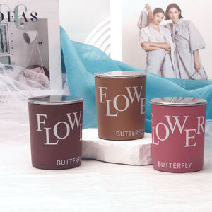 Candele profumate per la casa Set di candele aromaterapia con torta di <span class=keywords><strong>mele</strong></span>/fragranza cannella 8% olio essenziale di soia candele - Product Image 2