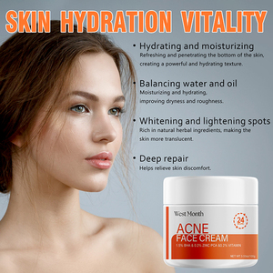 Marque privée 100g Crème visage bio <span class=keywords><strong>anti</strong></span>-acné Réparation rapide et <span class=keywords><strong>efficace</strong></span> Soin de la peau lisse et bouton Crème pour le visage à l'acide salicylique - Product Image 2