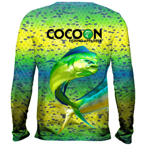 เสื้อตกปลา OEM,เสื้อเชิ้ตแขนยาวทำตามสั่งสำหรับใส่ตกปลา - Product Image 6