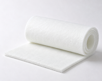 Couverture en rouleau d'aérogel de fibre de verre ultra-résistante, flexible et découpable, isolante thermiquement, écologique R2.0 pour tuyauterie industrielle