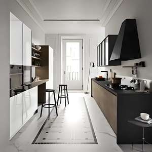 Armoires de cuisine en laque au design moderne de haute qualité Armoires personnalisées pour projet d'appartement - Product Image 1