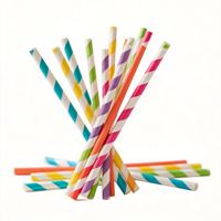 Pailles en papier kraft 100% biodégradables pour boire et travaux manuels