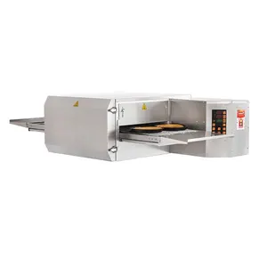 XEOLEO mesin piza pembuat Pizza, sabuk konveyor Oven elektrik 15 inci 7, 5KW/220V/380V konveksi
