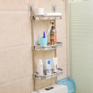 Support mural pour rouleau de papier <span class=keywords><strong>toilette</strong></span>, étagère de <span class=keywords><strong>toilette</strong></span> à 2 niveaux en plastique, étagère murale pour <span class=keywords><strong>toilette</strong></span> - Product Image 4