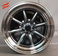Velg Mobil Penumpang SW Casting Wholesale Rims Deep Dish 14x7 14X8 14X9 15X8 8*100 8*114.3 8 Lubang Alloy untuk Dijual Toyota AE86