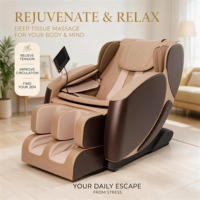 Fauteuil de massage zéro gravité pour usage domestique, massage corporel complet des tissus profonds, relaxation, amélioration de la circulation sanguine, OEM ODM, vente en gros