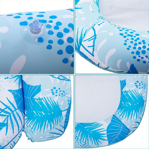 <span class=keywords><strong>Matelas</strong></span> flottant <span class=keywords><strong>gonflable</strong></span> personnalisé avec fond en maille, <span class=keywords><strong>hamac</strong></span> aquatique rafraîchissant, chaise longue flottante en PVC durable, usine OEM - Product Image 6