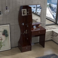 Zhiqu-coiffeuse avec tiroirs table de maquillage personnalisée avec miroirs coiffeuse moderne pour meubles de maison de chambre