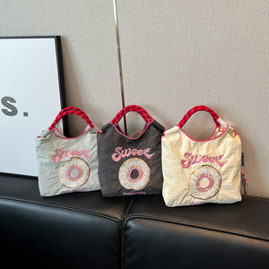 Nouveau Sac Fourre-tout Pliable en Toile Écologique pour Femme 2026 - Petit Sac Bandoulière & Sac à Épaule Grande Capacité - Product Image 1