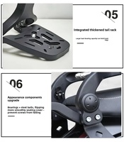 Support de dossier pliable pour Honda 190TR, 25 accessoires pour la modification parfaite des sièges et des dossiers de moto, y compris les bagages