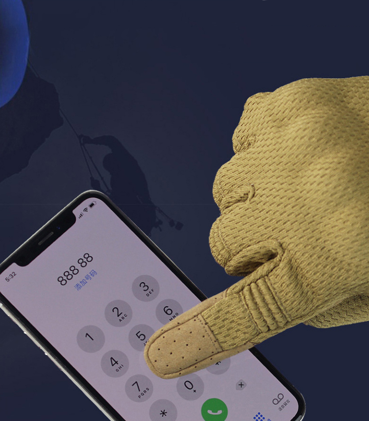 Wholesale Outdoor riding racing fitness sport motorcycle rubber anti-friction anti-collision exam gloves sports gloves for men