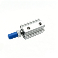 Mini Cilindro Neumático MU16X15B para Sujeción Automática de Accesorios y Equipos de Posicionamiento de Precisión