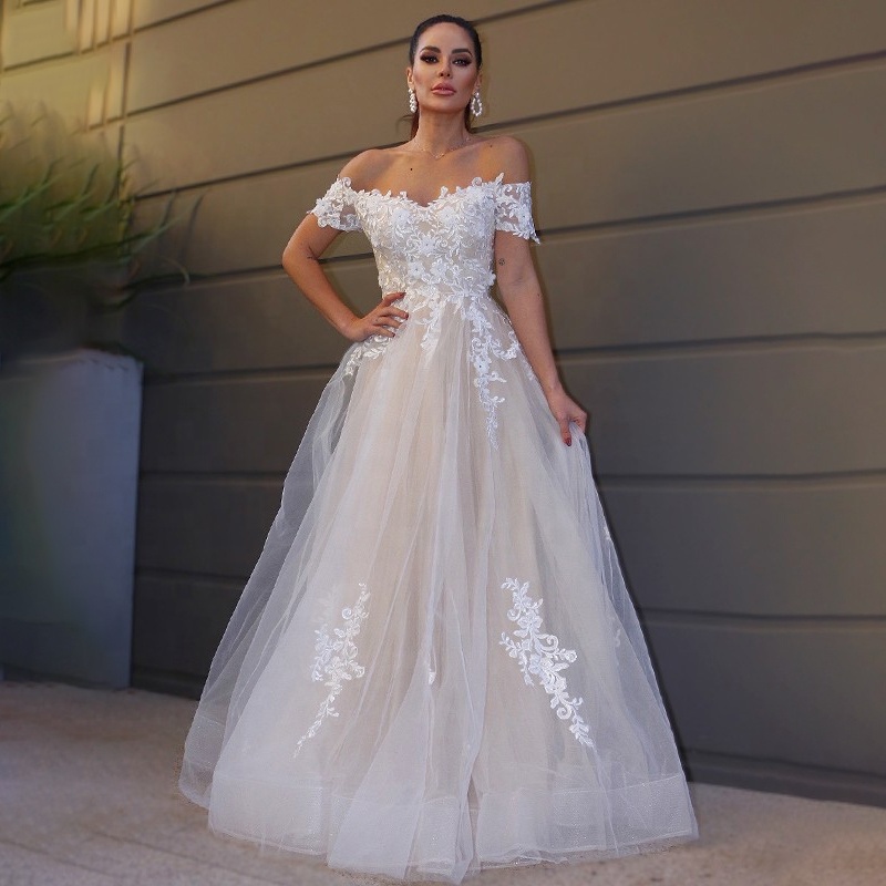 wedding dresses white for women