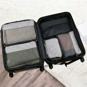 Échantillon gratuit de cubes de rangement imperméables, lot de 3, sacs de compression pour bagages de voyage avec trousse de toilette - Product Image 2