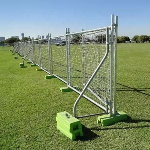 Panneaux de clôture temporaire <span class=keywords><strong>en</strong></span> treillis métallique <span class=keywords><strong>pour</strong></span> chantier, barrière de sécurité mobile <span class=keywords><strong>en</strong></span> grillage <span class=keywords><strong>pour</strong></span> sites industriels et aéroports - Product Image 4