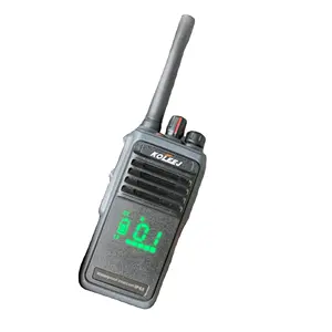 มือถือMarineวิทยุIP67กันน้ำกันฝุ่นจอแสดงผลLCD 12W Walkie Talkie UHF/VHF