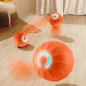 Dropshipping Premium Intelligente USB Oplaadbare Elektrische Rolbal Siliconen Springbal Veilige Interactieve Speelgoed voor Katten Honden - Product Image 4