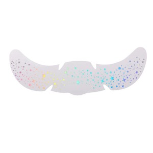 Autocollants de maquillage pour le visage en silicone à la mode, imperméables, en gel, design personnalisé étoile scintillante pour la décoration du visage - Product Image 3