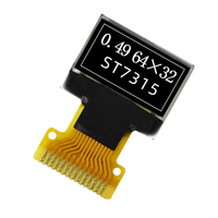 Microtech 0.49 Inch PMOLED Screen 6432 IIC 180 CD/M -20~+70C Panel Mounting for Industrial Applications