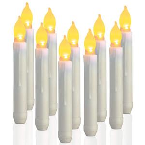 Velas de Pilar LED con pilas AA, simulación electrónica sin llama para bruja, Navidad, vacaciones, bruja, Navidad, velas LED - Product Image 4