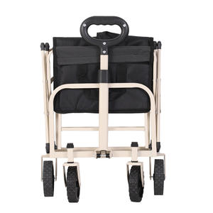 Personalizado portátil ajustable 5 pulgadas PVC rueda plegable al aire libre jardín carro playa Picnic plegable Camping carro - Product Image 3