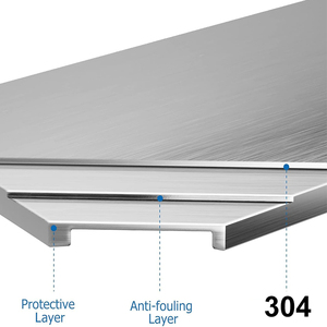 Tavolo da Lavoro Rimovibile in Acciaio Inox 201/304 per Hotel, Ristoranti, Panetterie, <span class=keywords><strong>Piano</strong></span> <span class=keywords><strong>di</strong></span> Lavoro in Metallo per Cucina da Esterno - Product Image 4