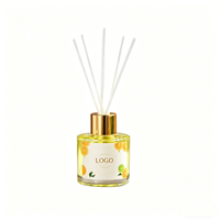 Diffuseur de parfum artisanal sans alcool de luxe 50 ml, bouteille en verre, écologique, parfum d'intérieur à base d'huiles essentielles, emballage élégant