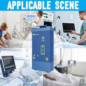 Batería de Repuesto Jiazijia 9V 4200mAh Ph AED para <span class=keywords><strong>Desfibrilador</strong></span> HeartStart HS1, Batería de Iones de Litio M5070A - Product Image 6