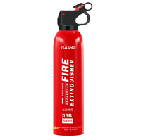Petit Portable 24 pièces par carton extincteurs 0.5kg 0.6kg en aluminium peut avec matériau d'agent mousse pour une utilisation en voiture