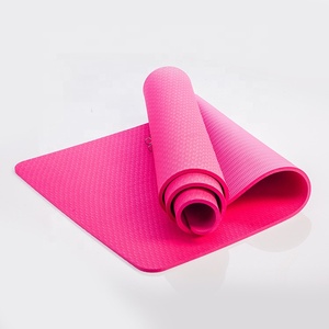 High Quality BSTAR Custom Printed Logo 6mm Thick Eco-Friendly Waterproof Non-Slip Durable <strong>TPE</strong> Stain Resistant Easy Yoga Mats - Product Image 1