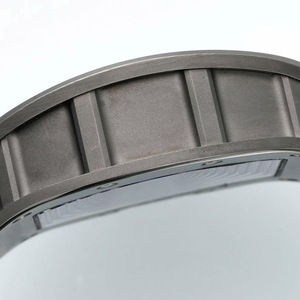 Montre-bracelet squelette à remontage manuel avec mouvement intégré 055, lunette en céramique noire, montre de luxe pour homme, idéale pour les affaires - Product Image 4