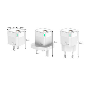 UK Plug PD <span class=keywords><strong>30W</strong></span> Double Port Adaptateur <span class=keywords><strong>Chargeur</strong></span> Type C USB C <span class=keywords><strong>Chargeur</strong></span> de charge rapide pour <span class=keywords><strong>iPhone</strong></span> 15 16 Pro Max 3.0 Fonction - Product Image 6