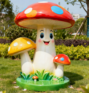 Ensemble de bagues animales en forme de champignons magiques - Sculptures en résine écologiques pour <span class=keywords><strong>jardin</strong></span> fantastique - Product Image 3