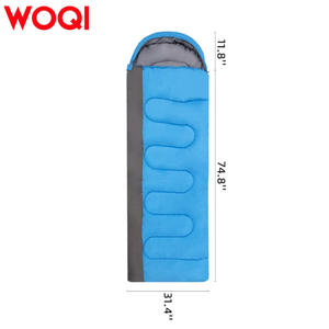 Saco de dormir Woqi Mummy de 74.8 x 31.4 pulgadas, ligero, transpirable, de poliéster, para adultos, para acampar y hacer senderismo al aire libre. - Product Image 1