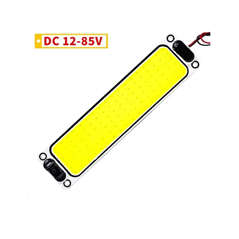 COB lampu baca otomatis 12v-24v 108SMD dengan saklar Interior mobil lampu kubah aksesoris Super terang truk SUV Led Panel lampu atap