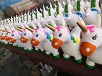 Jouets gonflables pour enfants, de licorne sautante, cheval gonflable, bon marché
