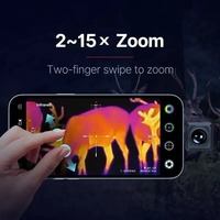 Caméra thermique monoculaire de chasse en plein air Thermal Master T2PRO, résolution 256x192, sensibilité <40mK pour iPhone/iPad