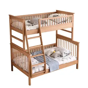 Tempat tidur susun kayu Solid kualitas tinggi dan harga murah cocok untuk segala usia