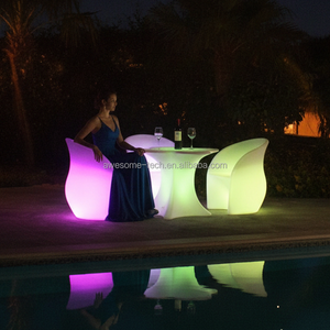 Superbe Fauteuil Canapé LED Moderne RGB 16 Couleurs en Plastique pour Extérieur, <span class=keywords><strong>Salon</strong></span> et Mobilier Hôtelier - Product Image 6