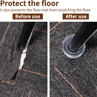 Protections de pieds de meubles en silicone autocollantes, écologiques, antidérapantes, silencieuses, lavables, pour chaises et tables, pour la maison