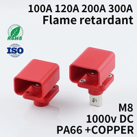 Borne de connexion pour système de stockage d'énergie solaire, bloc de jonction de batterie 120A 150A 200A 250A, barre omnibus à goujon M8, connecteurs ESS, borne de puissance